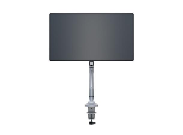 Multibrackets bordstativ gass arm single Sølv , VESA 75-100, 15-27", 9Kg 