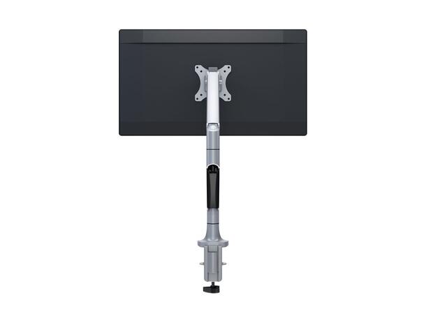 Multibrackets bordstativ gass arm single Sølv , VESA 75-100, 15-27", 9Kg 