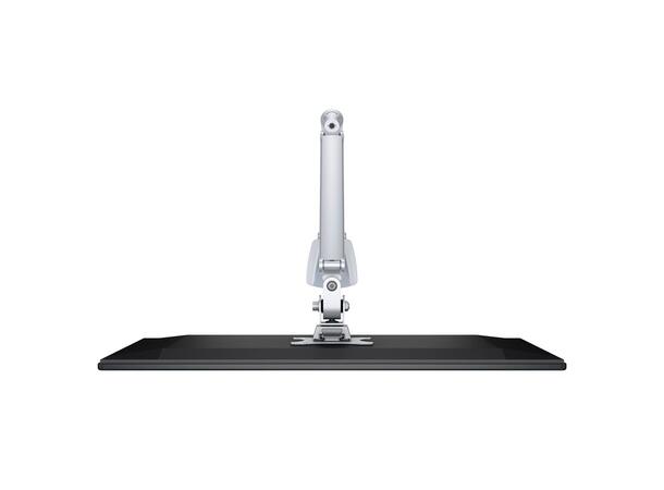 Multibrackets bordstativ gass arm single Sølv , VESA 75-100, 15-27", 9Kg 