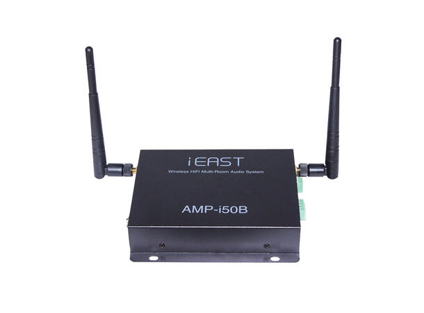 iEast mini forsterker AMP-i50B V2 Trådløs strømme  BT RS232 IR USB 50+50W