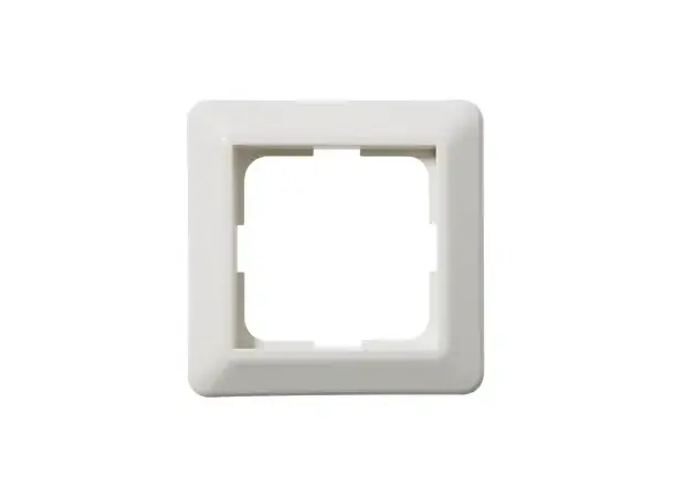 ELKO RS Enkel ramme RS16 Kombinasjonsplate Polarhvit 