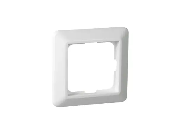 ELKO RS Enkel ramme RS16 Kombinasjonsplate Polarhvit 