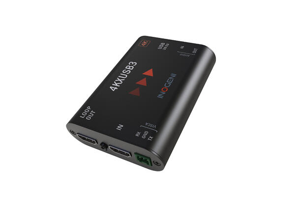 Inogeni 4KXUSB3 4K Ultra HD to USB 3.0 with HDMI loop, Audio I/O & VISCA