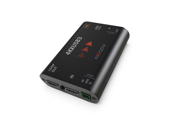 Inogeni 4KXUSB3 4K Ultra HD to USB 3.0 with HDMI loop, Audio I/O & VISCA 
