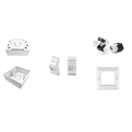 LinkIT Cat.6/6A UTP Wall box 2 x RJ45 32mm deep , 86x86mm , Keystone