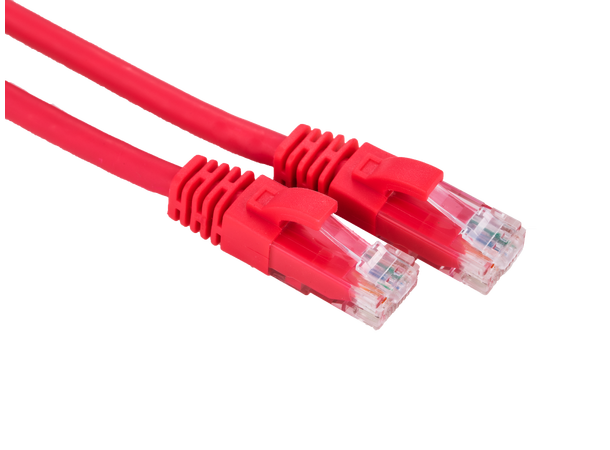 LinkIT Patch U/UTP Cat6 rød 0.3m AWG 24/7 | LSZH 
