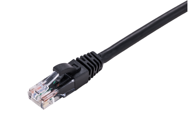 LinkIT Patch U/UTP Cat6 svart 15m AWG 24/7 | LSZH 