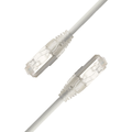 LinkIT SlimPatch F/UTP Cat6a hvit 0.75m AWG 28/1 | LSZH | 4.7mm