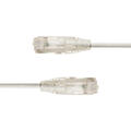 LinkIT SlimPatch U/UTP Cat6a hvit 0.75m AWG 28/7 | LSZH | 3,6mm