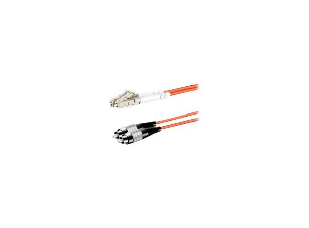 LinkIT fibersnor OM1 LC/FC 10m Duplex , MM , 62.5/125 , LSZH , 2mm 