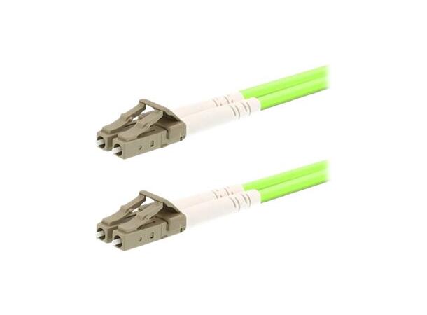 LinkIT fibersnor OM5 LC/LC Lime 1,5m Duplex MM OM5 50/125 LSZH, 2mm 