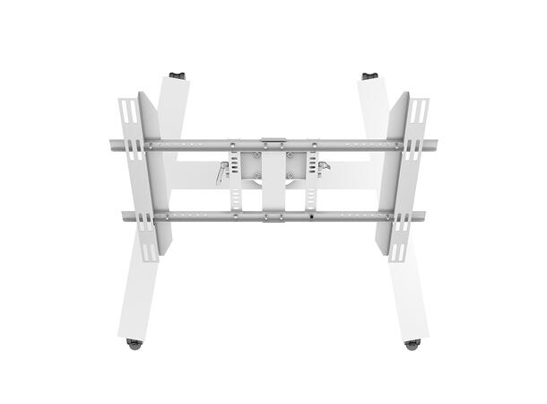 Multibrackets Gulvtralle 110 HD Sølv, 80Kg, 700x400, 32-55" 