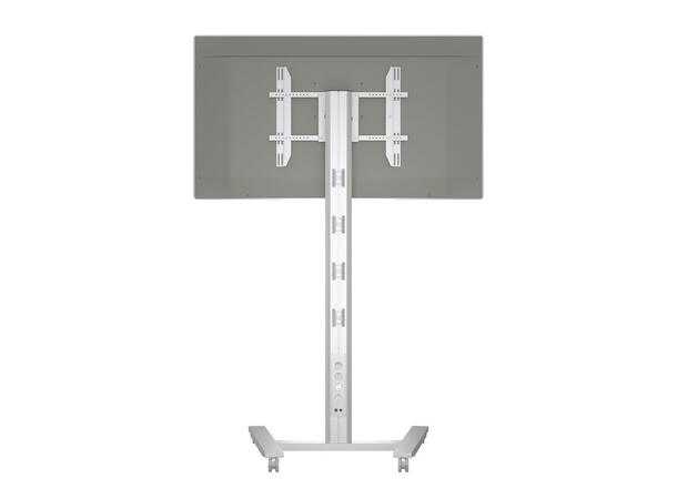 Multibrackets Gulvtralle 210 HD single Sølv, 60Kg, 800x500, 55-80" 