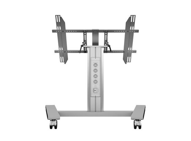 Multibrackets Gulvtralle 80 HD Sølv, 32-55", 700x400, 90Kg 