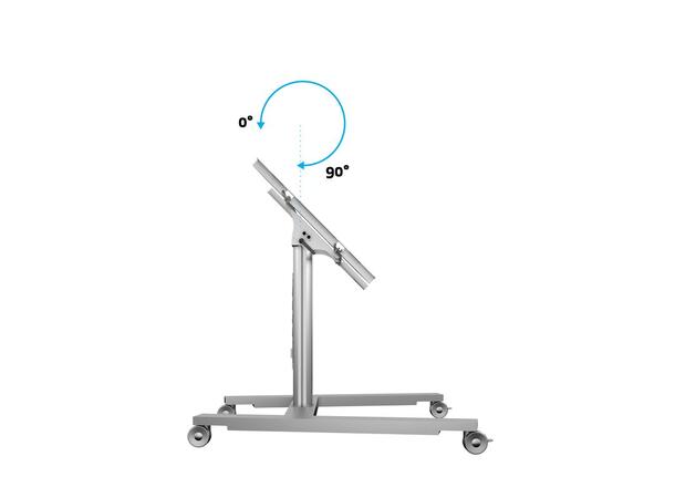 Multibrackets Gulvtralle 80 HD Sølv, 32-55", 700x400, 90Kg 