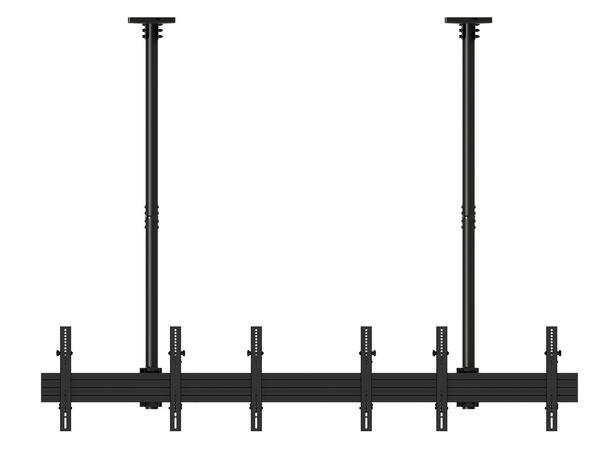 Multibrackets Pro takfeste MBC3X1U 600x400, 150 Kg, 58-315cm, 3 x 40-65" 