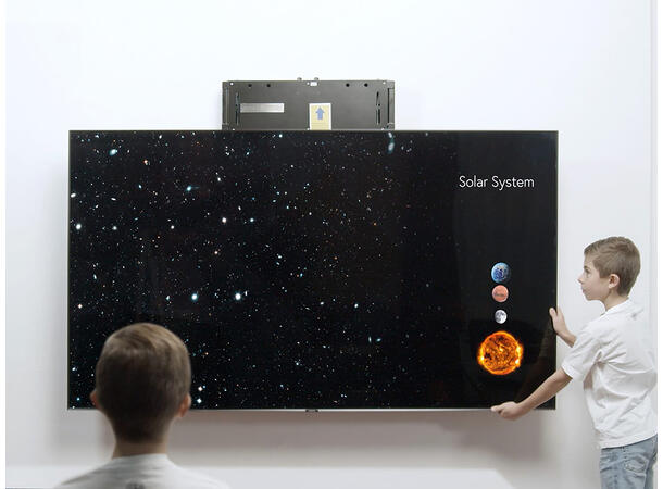 Multibrackets Veggfeste Counterbalanced Svart, 35-60kg, 600x600, 55-86" 