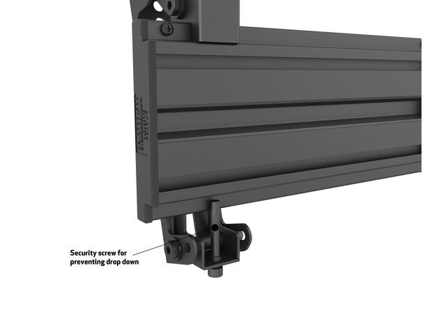 Multibrackets Veggfeste PRO MBW1U tilt Vesa 200x200, 30Kg, 17-42”, svart 