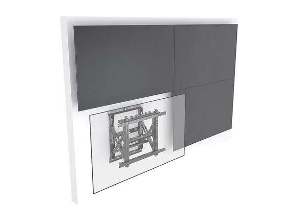 Multibrackets Veggfeste Push HD Maks VESA 600x400, 50 Kg 