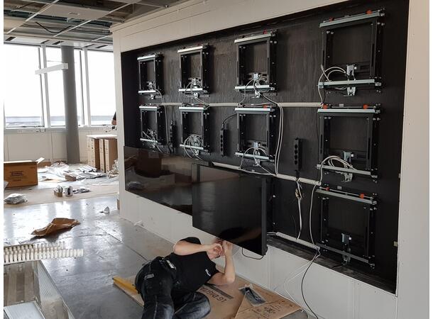 Multibrackets Veggfeste Push HD Maks VESA 600x400, 50 Kg 