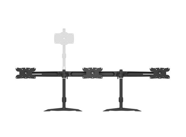 Multibrackets bordstativ, triple 24-32" 3 X 24"-32" Maks 24kg, maks Vesa 200x100