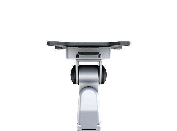 Multibrackets bordstativ gass arm dual Sølv , VESA 75, 100, 20Kg, 15-32" 