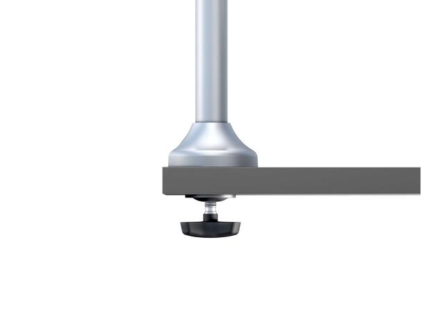 Multibrackets bordstativ gass arm dual Sølv , VESA 75, 100, 20Kg, 15-32" 