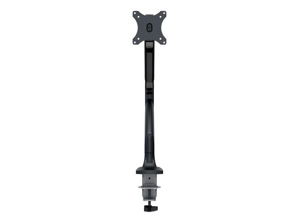Multibrackets bordstativ gass arm single Svart, VESA 75-100, 15-27", 9Kg 