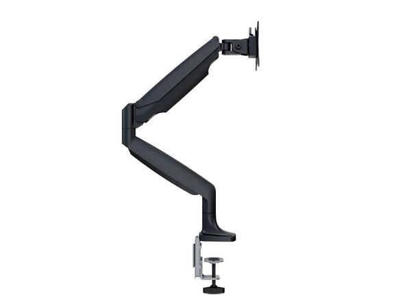 Multibrackets bordstativ gass arm single Svart, VESA 75-100, 15-27", 9Kg 