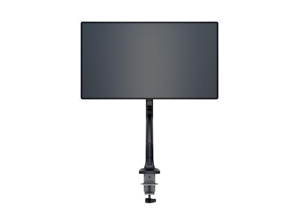 Multibrackets bordstativ gass arm single Svart, VESA 75-100, 15-27", 9Kg 