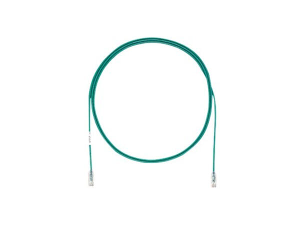 Panduit Cat.6 U/UTP LSZH Grønn 10 m. 28AWG, uskjermet patchkab. 3,8mm diamet. 
