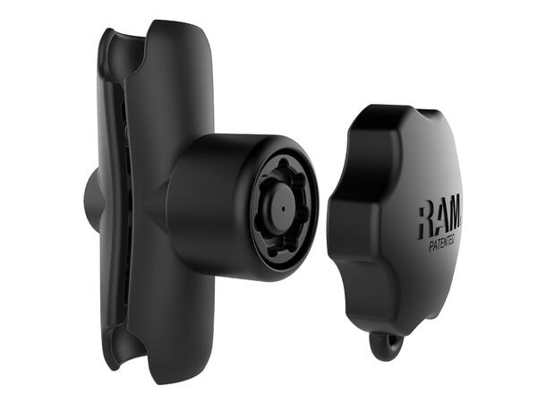 RAM Mount Pin-Lock Double Socket Arm Lengde: 7,6 cm