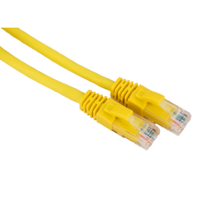 LinkIT Patch U/UTP Cat6 gul 1m AWG 24/7 , LSZH