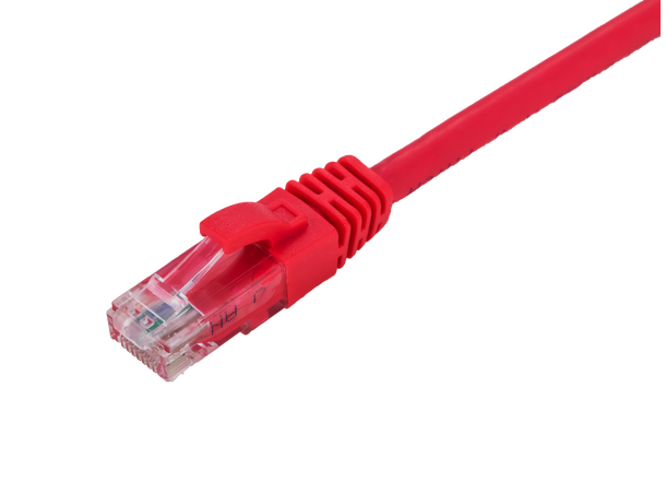 LinkIT Patch U/UTP Cat6 rød 0.5m AWG 24/7 | LSZH 