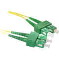LinkIT fibersnor OS2 SC-APC/SC-APC 1m Duplex | SM | LSZH | Yellow