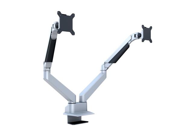 Multibrackets Bordstativ side by side Sølv, Vesa 75 ,100, 20Kg 15-32" 