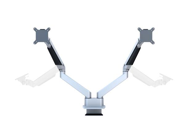 Multibrackets Bordstativ side by side Sølv, Vesa 75 ,100, 20Kg 15-32" 