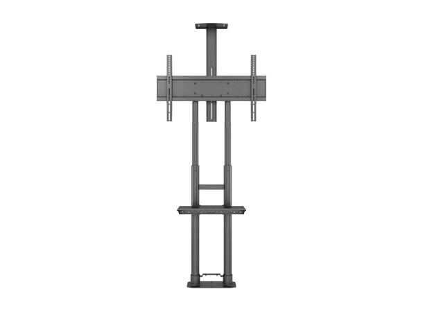 Multibrackets Gulvstativ Basic 180, bolt Svart, 90kg, 800x500, 55-80" 