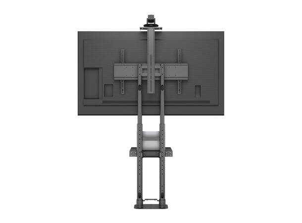 Multibrackets Gulvstativ Basic 180, bolt Svart, 90kg, 800x500, 55-80" 