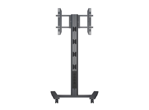 Multibrackets Gulvtralle Public 180 HD Sort, 800x500,  max 60kg, 