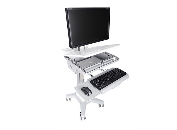 Multibrackets Medisin tralle DT UPS Tralle for PC/Laptop, mus tastatur, skje