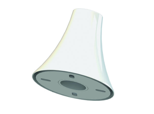 Multibrackets Pro Floor to ceiling Wall plate, White 