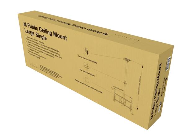 Multibrackets Takfeste Large Sort, 600x400, 40 Kg, 86-313cm, 42-75" 