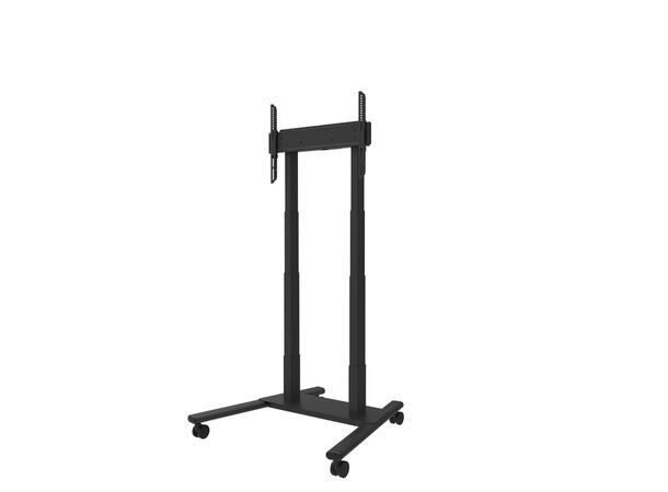Multibrackets Tralle motor Floorstand 60 60Kg,65 cm høydejust, 37-90",Svart 