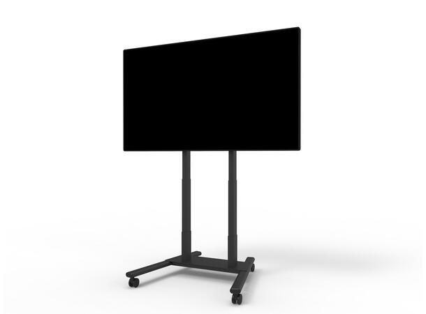 Multibrackets Tralle motor Floorstand 60 60Kg,65 cm høydejust, 37-90",Svart 