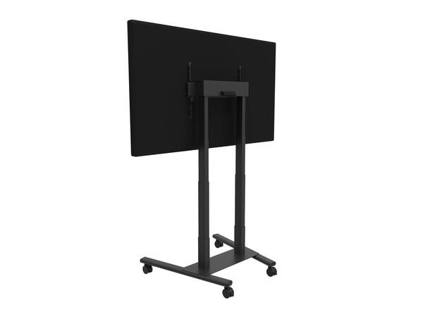 Multibrackets Tralle motor Floorstand 60 60Kg,65 cm høydejust, 37-90",Svart 