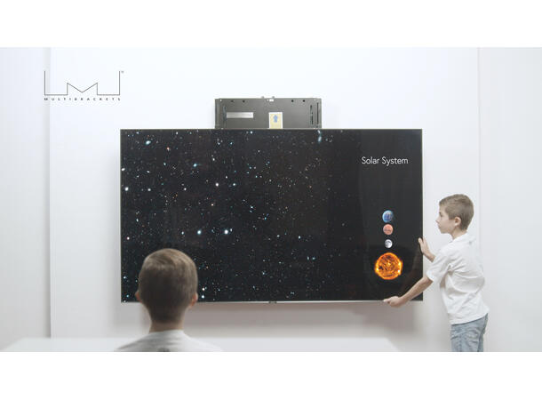 Multibrackets Veggfeste Counterbalanced Svart, HD 60-90kg, 800x600, 75-90" 