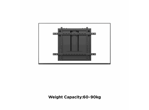 Multibrackets Veggfeste Counterbalanced Svart, HD 60-90kg, 800x600, 75-90" 