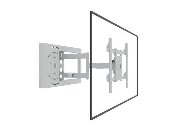 Multibrackets Veggfeste Flexarm STB Hvit,  400x400, 45Kg, 40-70" 