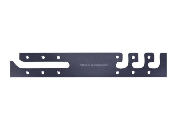 Multibrackets Veggfeste Razor 4/5/600 Sort. Maks 35Kg, 4,9mm tykk 